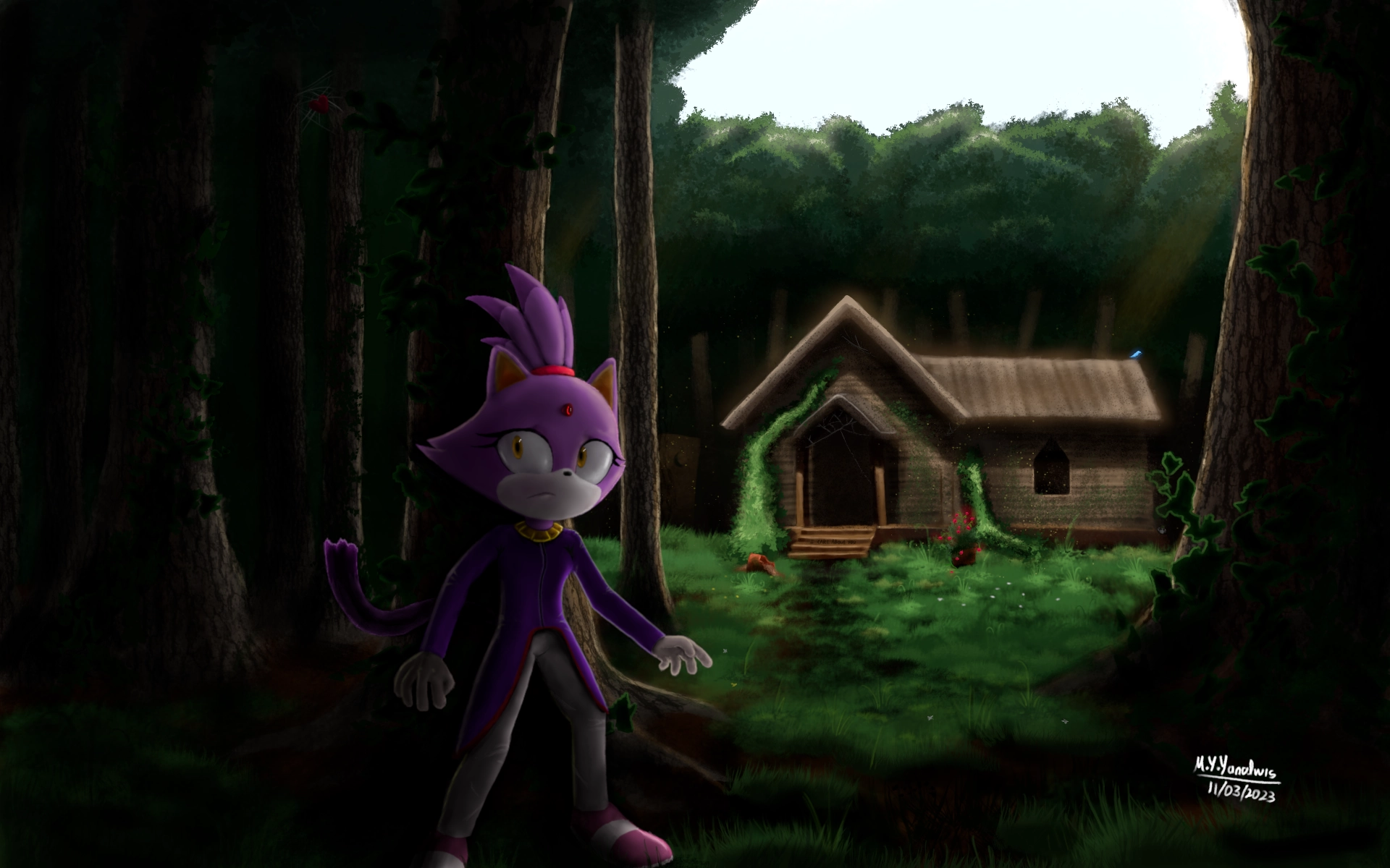 An Artwork I made for Hex and his book!